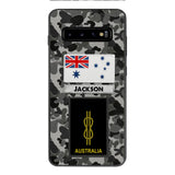 Personalized Australian Navy Camo Phone Case Printed 22MAR-LN24
