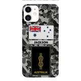 Personalized Australian Navy Camo Phone Case Printed 22MAR-LN24