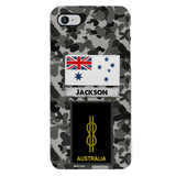 Personalized Australian Navy Camo Phone Case Printed 22MAR-LN24