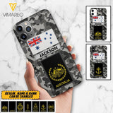 Personalized Australian Navy Camo Phone Case Printed 22MAR-LN24