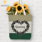 Personalized Grammy Kid Tote Bag Printed 22MAR-DT24