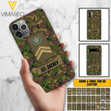 Personalized Netherland Soldier Camo Phone Case Printed 22MAR-HQ24