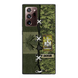 Personalized Canadian Soldier Camo Phone Case Printed V3Q 2503
