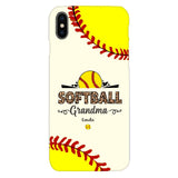 Personalized Softball Grandma Phone Case 3N 2503