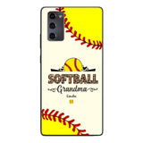 Personalized Softball Grandma Phone Case 3N 2503