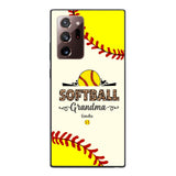 Personalized Softball Grandma Phone Case 3N 2503