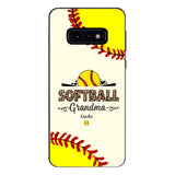 Personalized Softball Grandma Phone Case 3N 2503