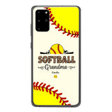 Personalized Softball Grandma Phone Case 3N 2503