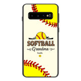 Personalized Softball Grandma Phone Case 3N 2503