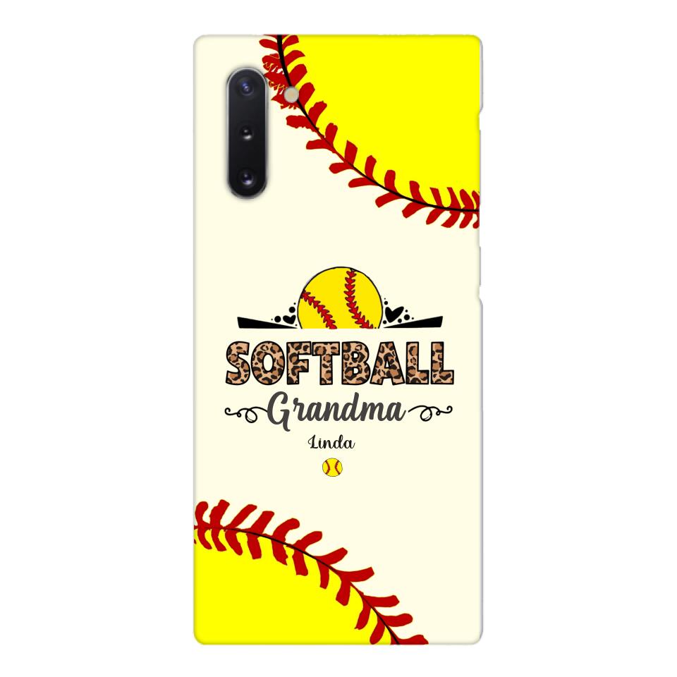 Personalized Softball Grandma Phone Case 3N 2503