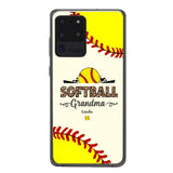 Personalized Softball Grandma Phone Case 3N 2503