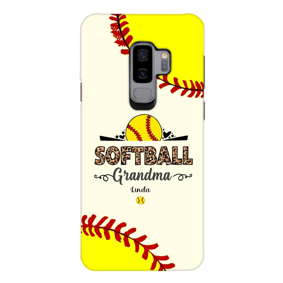 Personalized Softball Grandma Phone Case 3N 2503