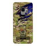 Personalized Australian soldier camo rank Phone Case 3T 2503