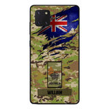Personalized Australian soldier camo rank Phone Case 3T 2503