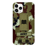 Personalized Irish Soldier Camo Phone Case Printed 25MAR-VQ25