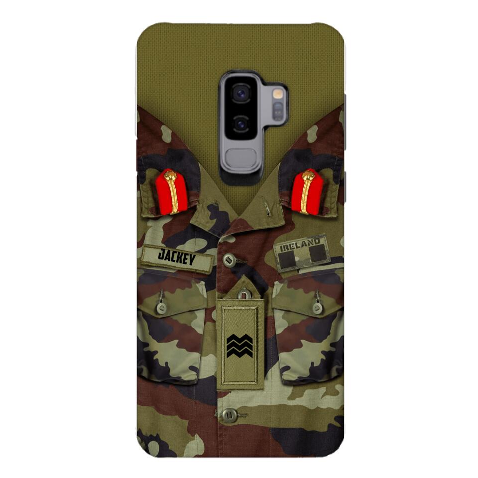 Personalized Irish Soldier Camo Phone Case Printed 25MAR-VQ25