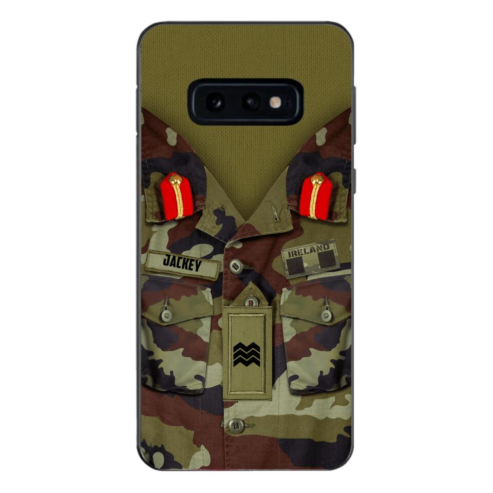 Personalized Irish Soldier Camo Phone Case Printed 25MAR-VQ25