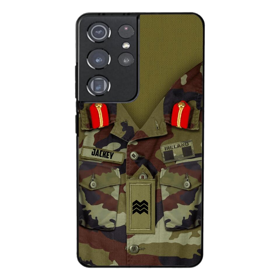 Personalized Irish Soldier Camo Phone Case Printed 25MAR-VQ25