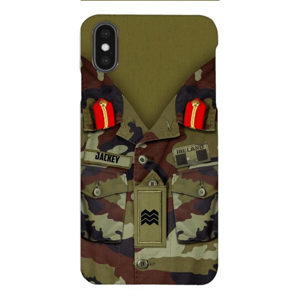 Personalized Irish Soldier Camo Phone Case Printed 25MAR-VQ25