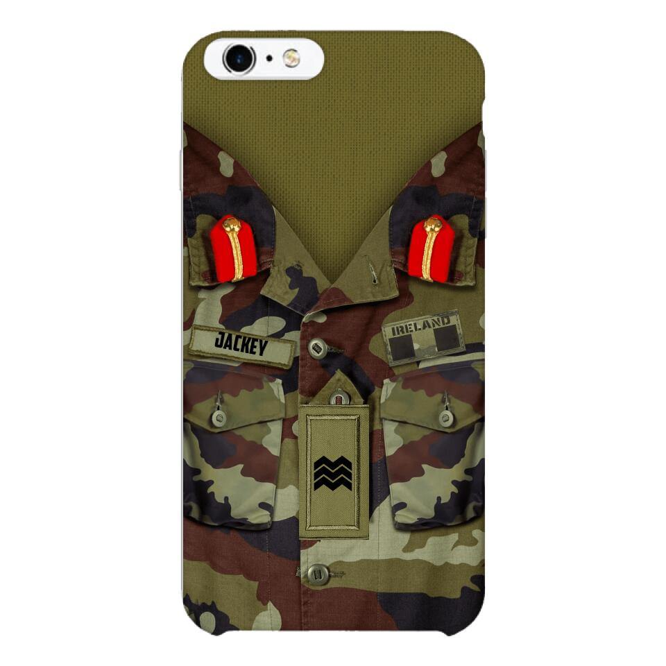 Personalized Irish Soldier Camo Phone Case Printed 25MAR-VQ25