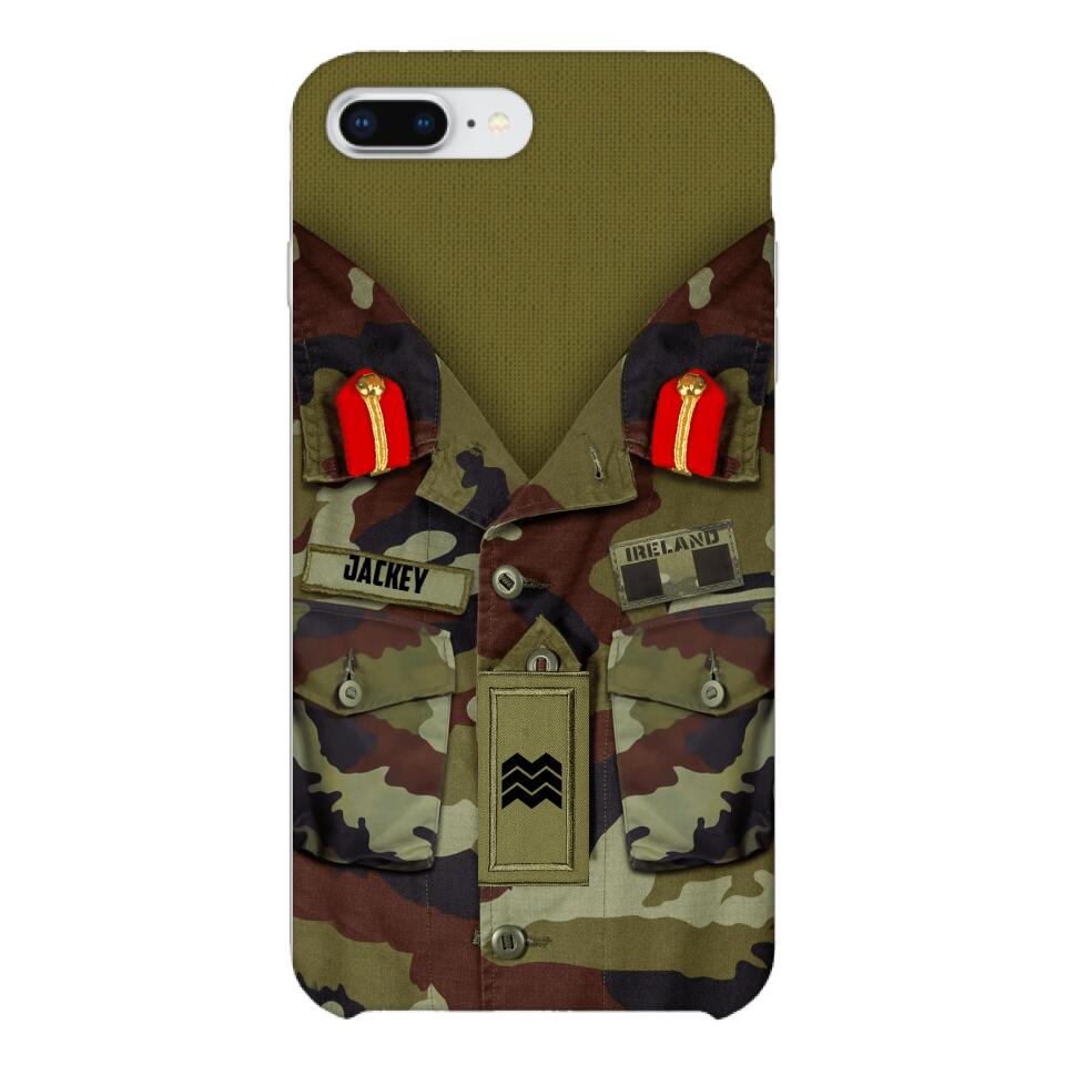 Personalized Irish Soldier Camo Phone Case Printed 25MAR-VQ25