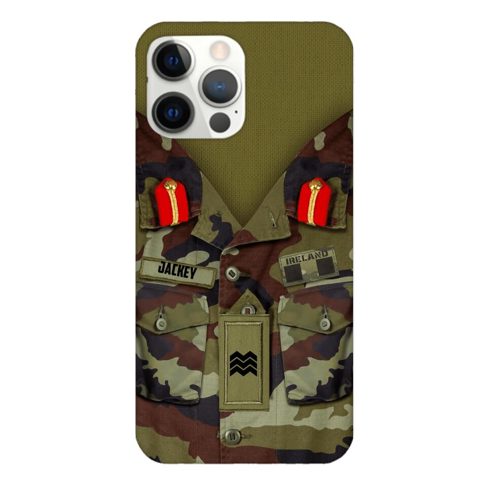 Personalized Irish Soldier Camo Phone Case Printed 25MAR-VQ25