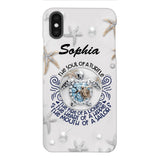 PERSONALIZED TURTLE GIRL WITH NAME PHONECASE QTTQ2603