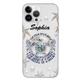 PERSONALIZED TURTLE GIRL WITH NAME PHONECASE QTTQ2603