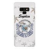 PERSONALIZED TURTLE GIRL WITH NAME PHONECASE QTTQ2603