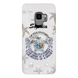 PERSONALIZED TURTLE GIRL WITH NAME PHONECASE QTTQ2603