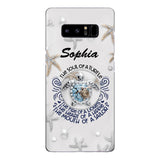 PERSONALIZED TURTLE GIRL WITH NAME PHONECASE QTTQ2603