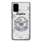 PERSONALIZED TURTLE GIRL WITH NAME PHONECASE QTTQ2603