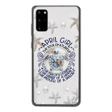 PERSONALIZED APRIL TURTLE GIRL PHONECASE QTTQ2603