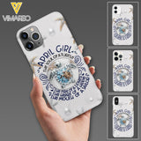 PERSONALIZED APRIL TURTLE GIRL PHONECASE QTTQ2603