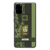 Personalized Canada soldier camo rank Phone Case M3Q 2603