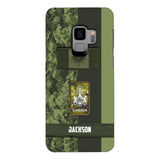 Personalized Canada soldier camo rank Phone Case M3Q 2603