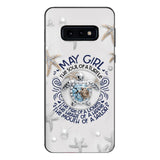 PERSONALIZED MAY TURTLE GIRL PHONECASE QTTQ2603