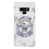 PERSONALIZED JUNE TURTLE GIRL PHONECASE QTTQ2603