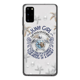 PERSONALIZED JUNE TURTLE GIRL PHONECASE QTTQ2603