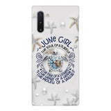 PERSONALIZED JUNE TURTLE GIRL PHONECASE QTTQ2603