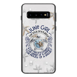 PERSONALIZED JUNE TURTLE GIRL PHONECASE QTTQ2603