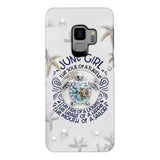 PERSONALIZED JUNE TURTLE GIRL PHONECASE QTTQ2603
