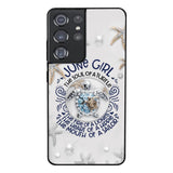 PERSONALIZED JUNE TURTLE GIRL PHONECASE QTTQ2603