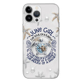 PERSONALIZED JUNE TURTLE GIRL PHONECASE QTTQ2603