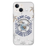 PERSONALIZED JUNE TURTLE GIRL PHONECASE QTTQ2603
