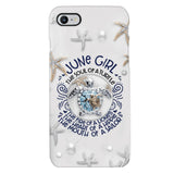 PERSONALIZED JUNE TURTLE GIRL PHONECASE QTTQ2603