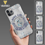 PERSONALIZED APRIL DOLPHIN GIRL PHONECASE QTTQ2603