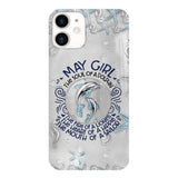 PERSONALIZED MAY DOLPHIN GIRL PHONECASE QTTQ2603