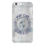 PERSONALIZED MAY DOLPHIN GIRL PHONECASE QTTQ2603