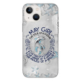 PERSONALIZED MAY DOLPHIN GIRL PHONECASE QTTQ2603